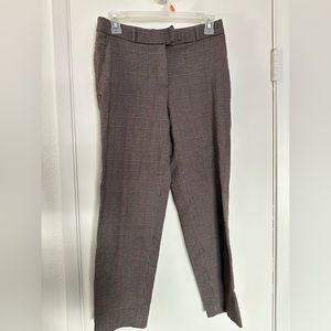 Brown Plaid dress pants